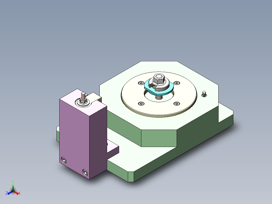 五轴铣床专用夹具