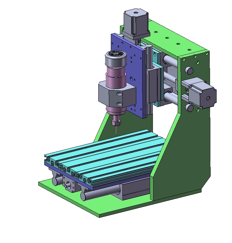 激光切割机结构设计三维SW2020带参+CAD+说明书