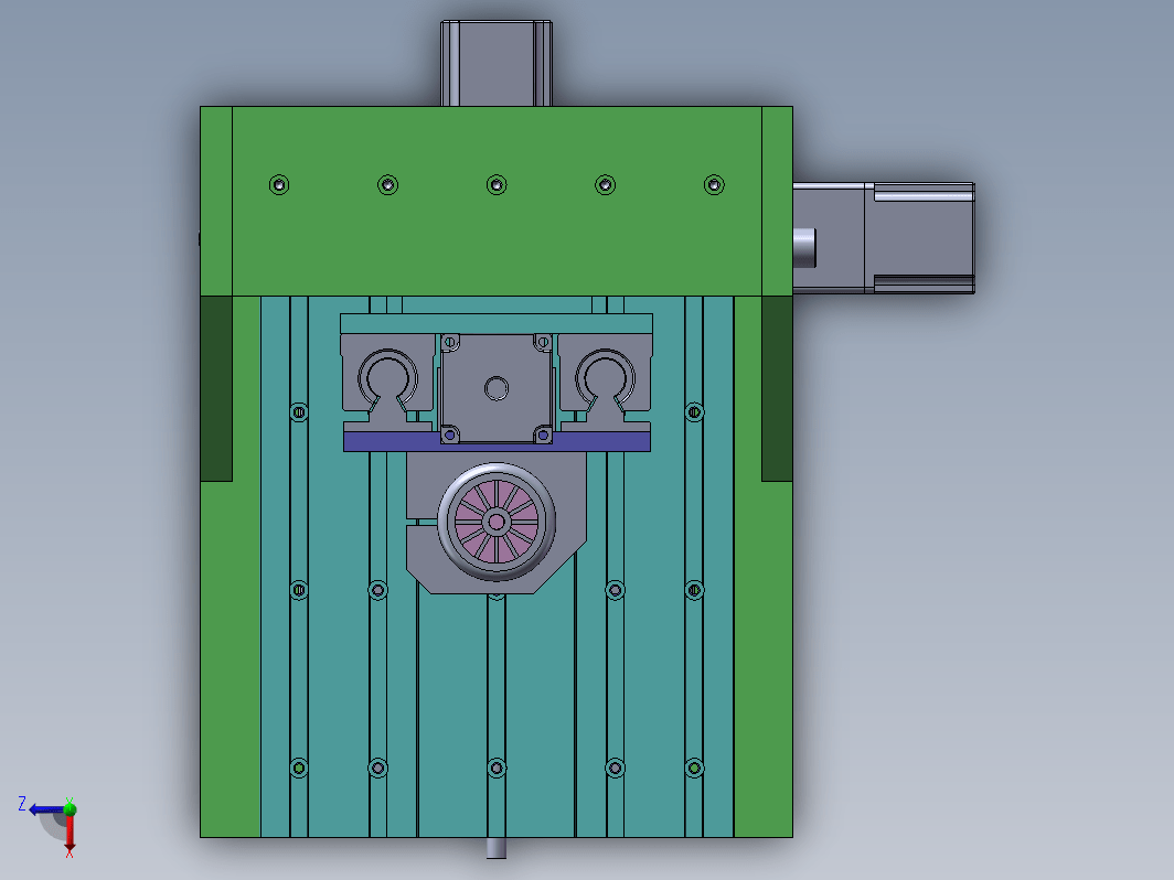 激光切割机结构设计三维SW2020带参+CAD+说明书