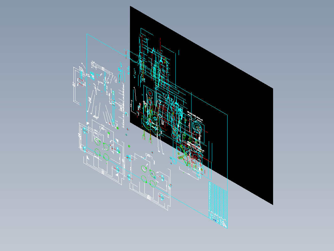 模具设计图-齿轮旋转取出芯4模具