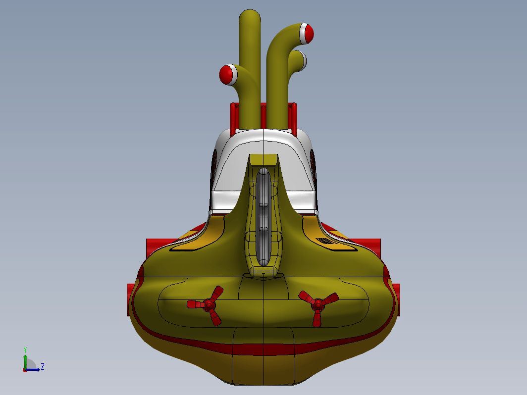 Yellow玩具小潜艇