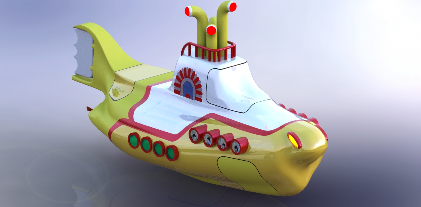 Yellow玩具小潜艇