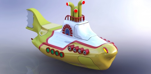 Yellow玩具小潜艇