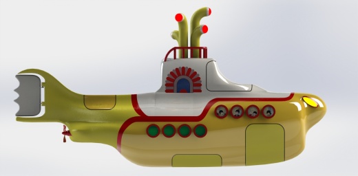 Yellow玩具小潜艇缩略图
