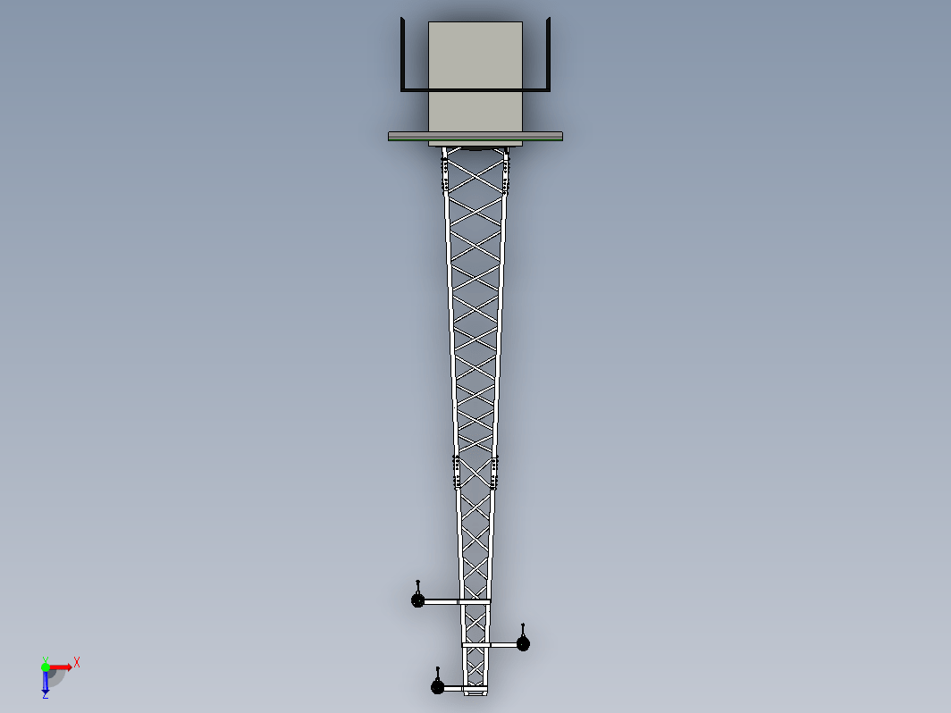 中压架空电力线塔 951