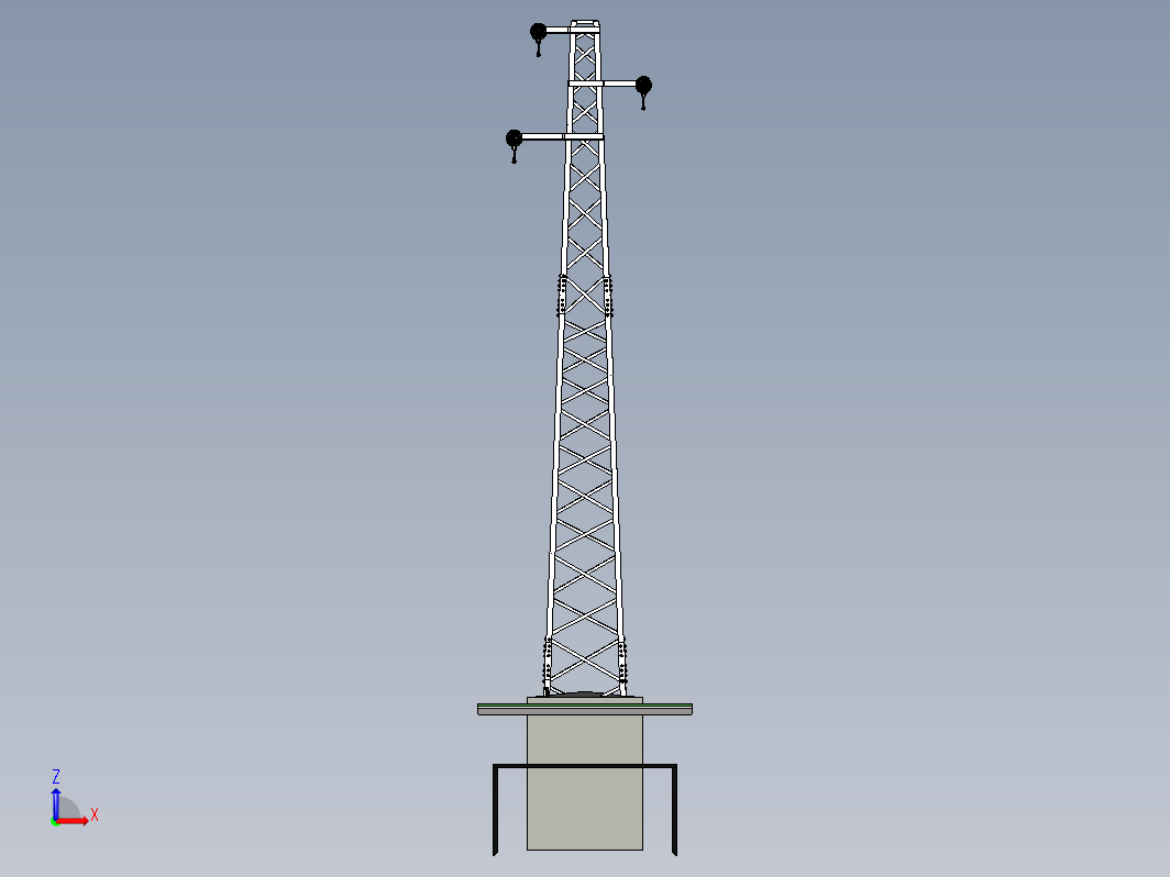 中压架空电力线塔 951