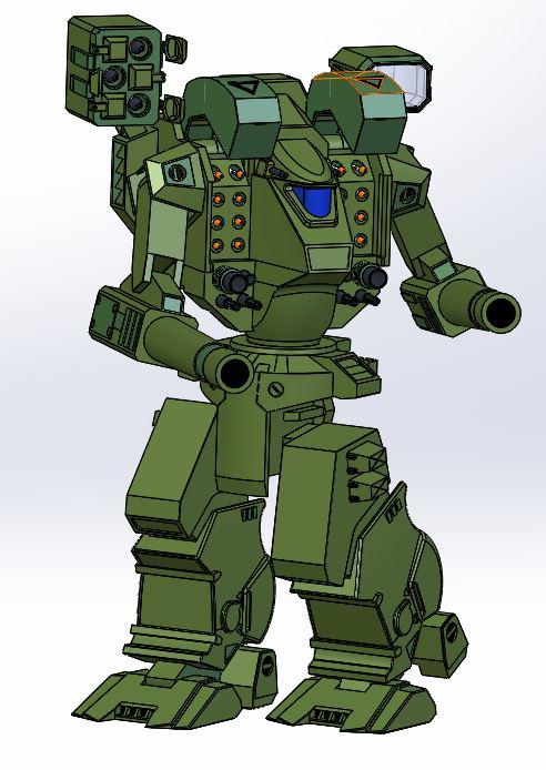 战斗机器人玩具模型 War Hammer Battle Mech缩略图