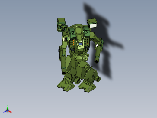 战斗机器人玩具模型 War Hammer Battle Mech缩略图