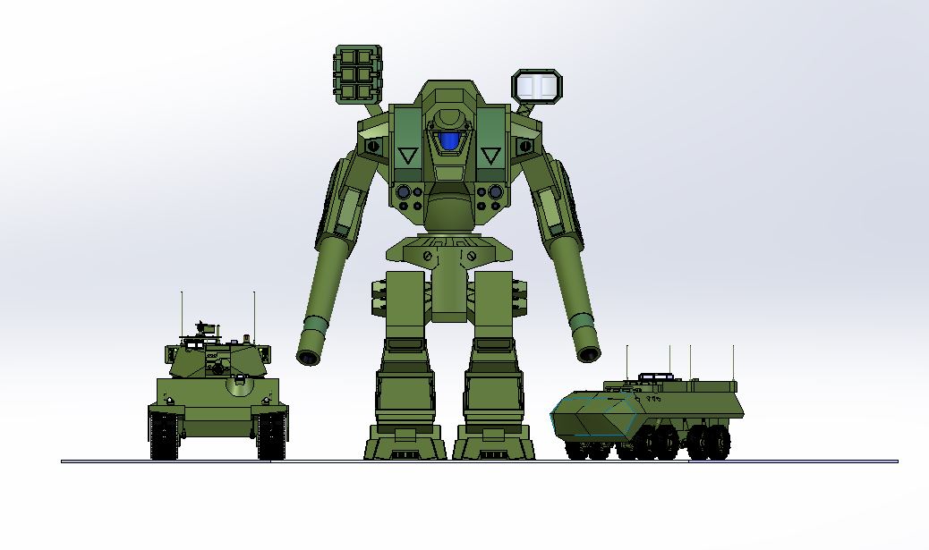 战斗机器人玩具模型 War Hammer Battle Mech