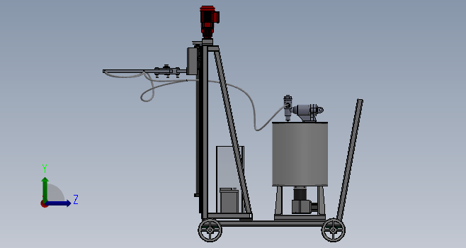 树干涂白机结构设计三维SW2015带参+CAD+说明