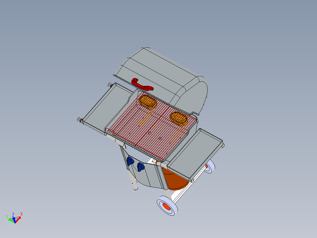 gas grill煤气烤炉架