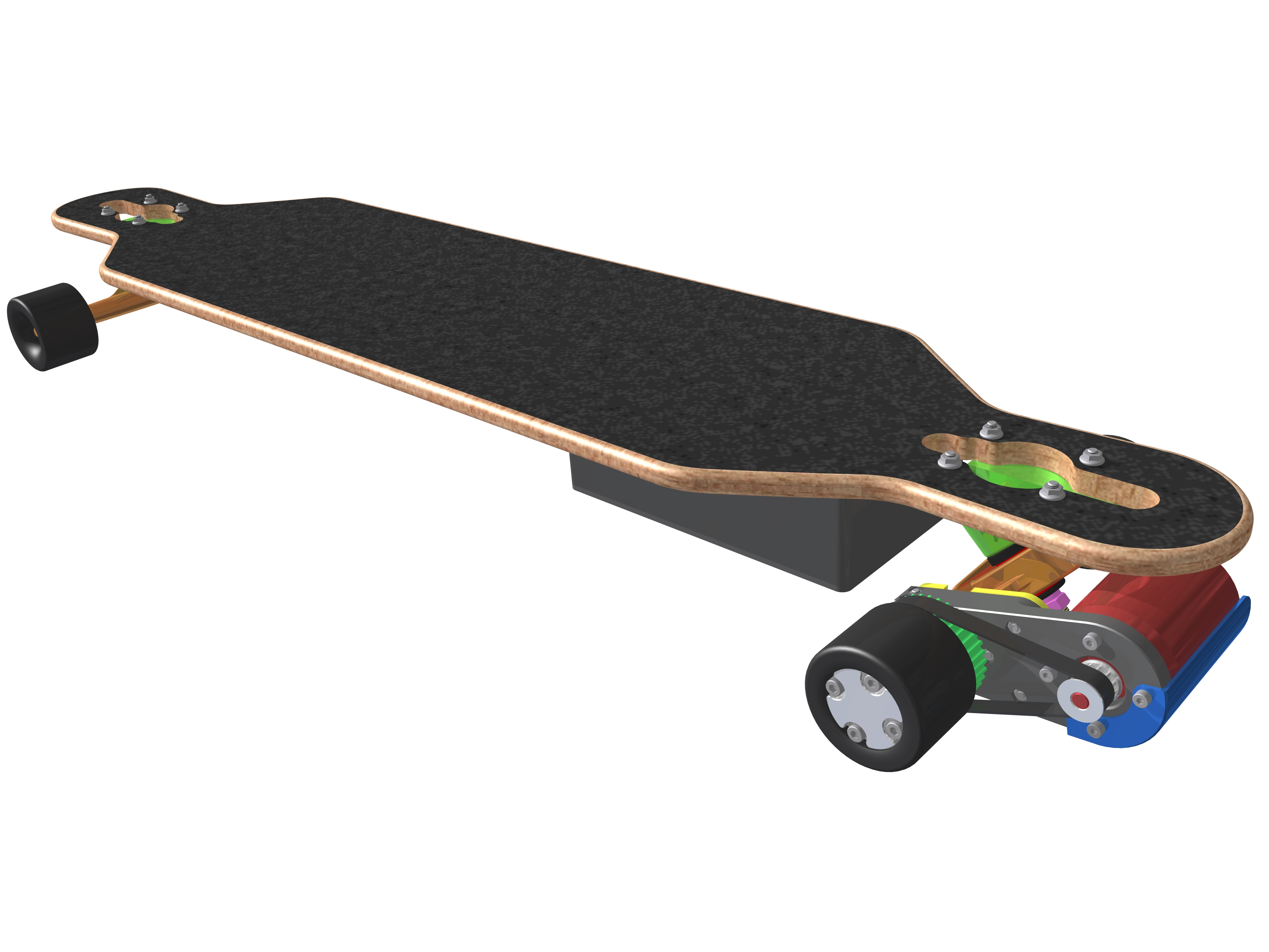 Ilia设计的长电动滑板车