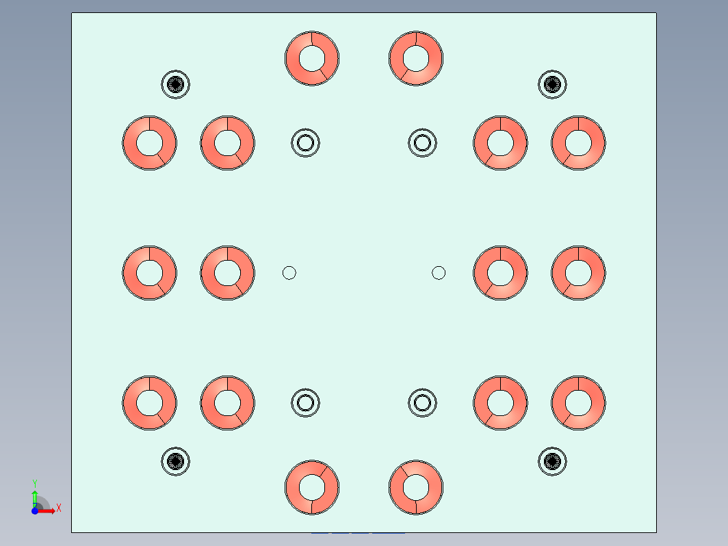 切边冲孔整形复合模架