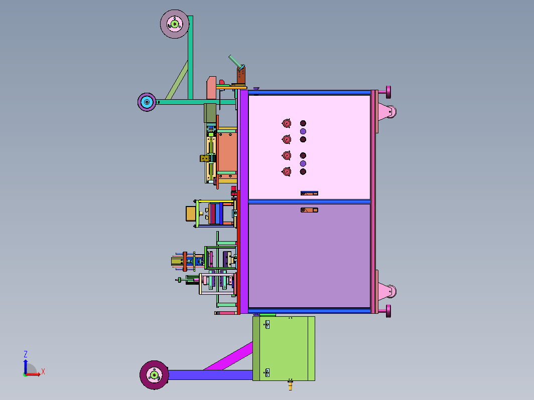 载带成型机 平板机构的成型机