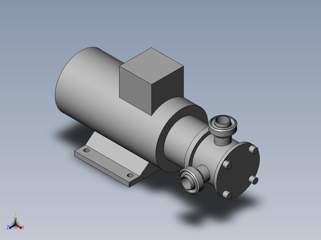 柔性叶轮泵05_25S monobloc RJT系列