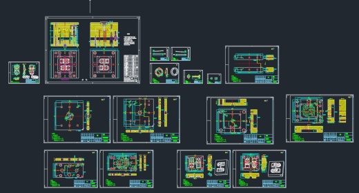 电源转换器前盖注塑模具设计-含模流三维UG11+CAD+说明书