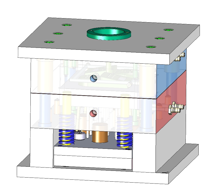 电源转换器前盖注塑模具设计-含模流三维UG11+CAD+说明书