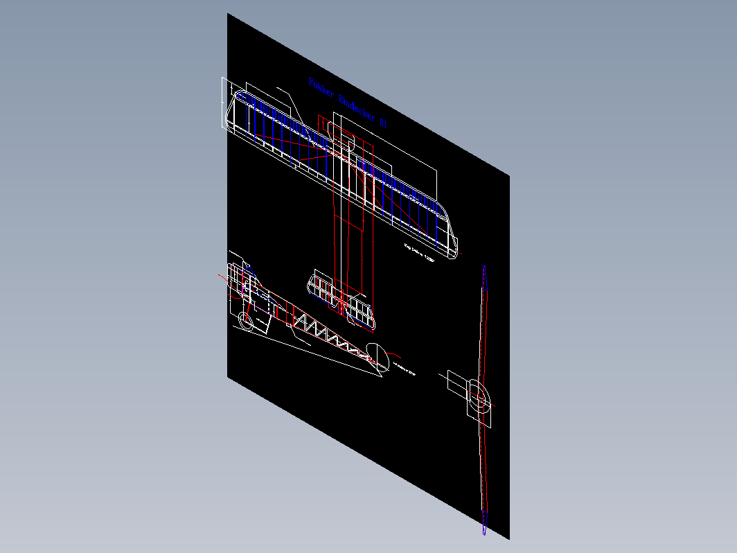 航模-Focker Eindecker 3