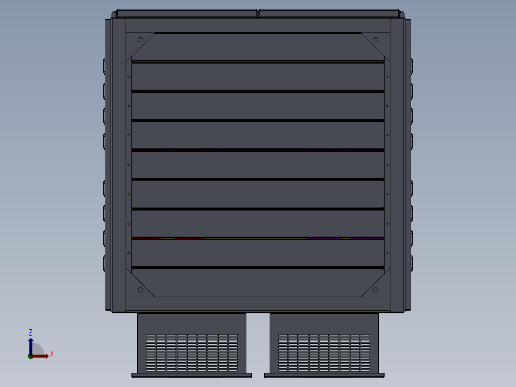 电控柜模型图