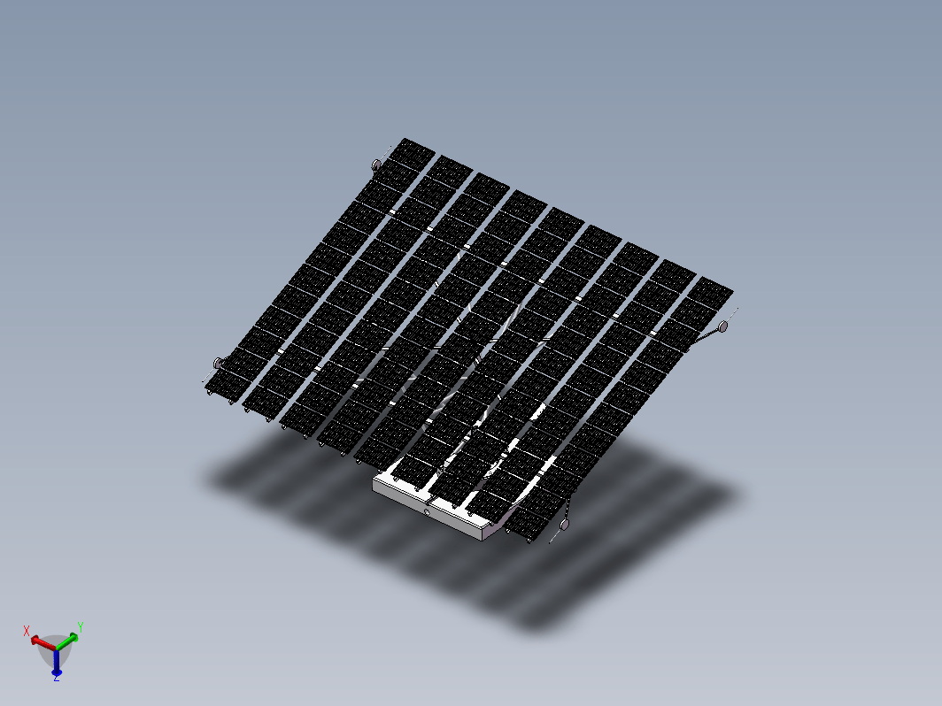 2轴太阳能跟踪器设计模型