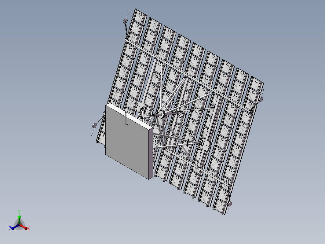 2轴太阳能跟踪器设计模型
