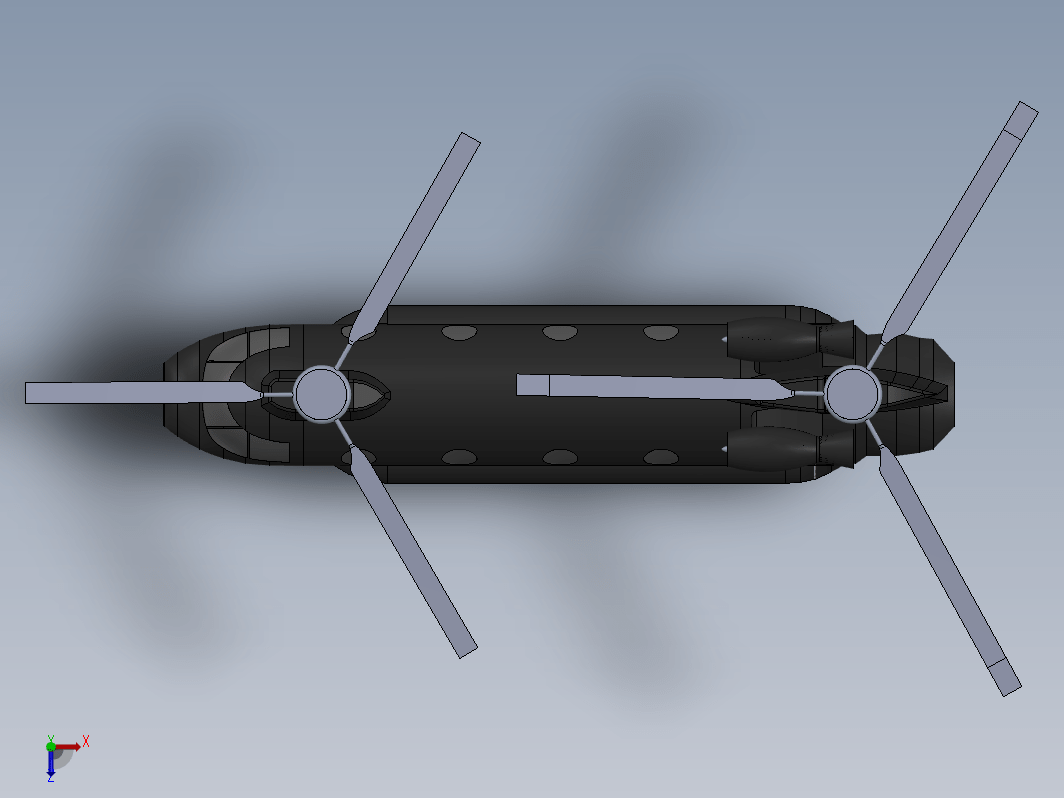 CH-47运输直升机简易玩具