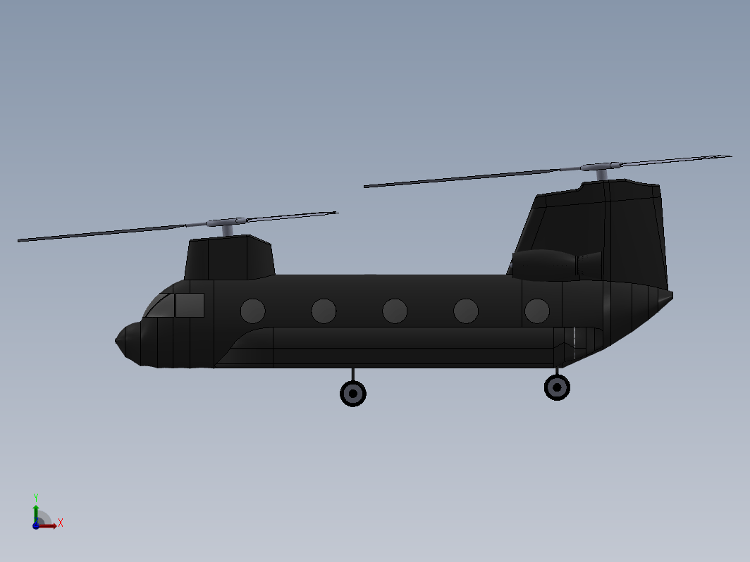 CH-47运输直升机简易玩具