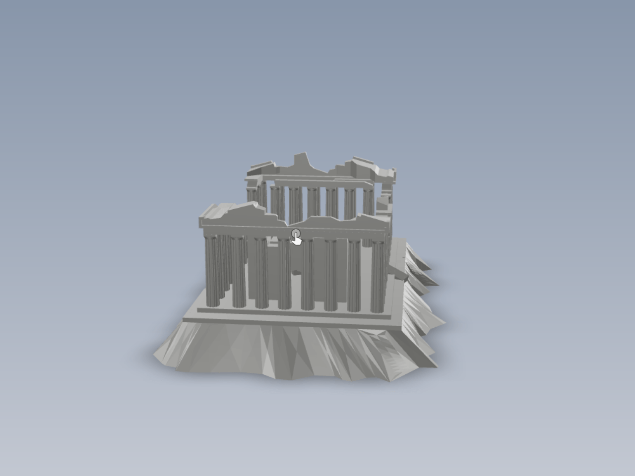 希腊神庙废墟