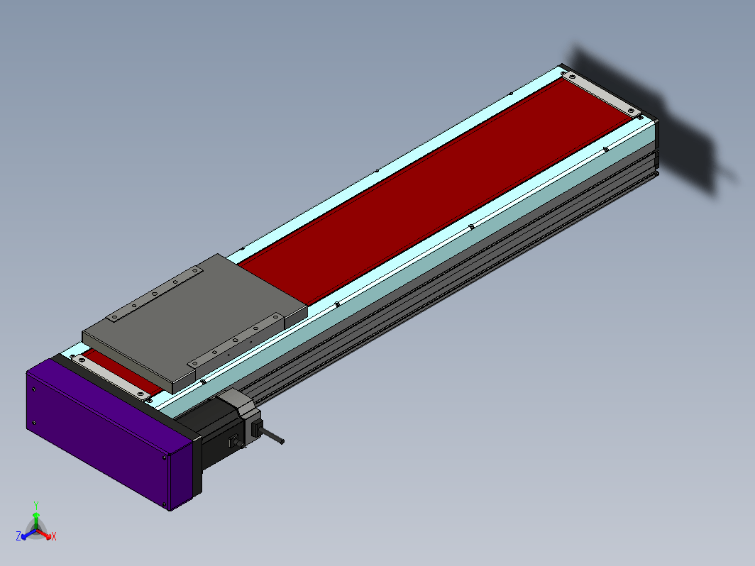 行程为 700 mm 的直线运动丝杆模组