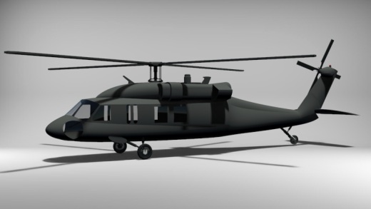 Sikorsky Blackhawk UH-60直升机