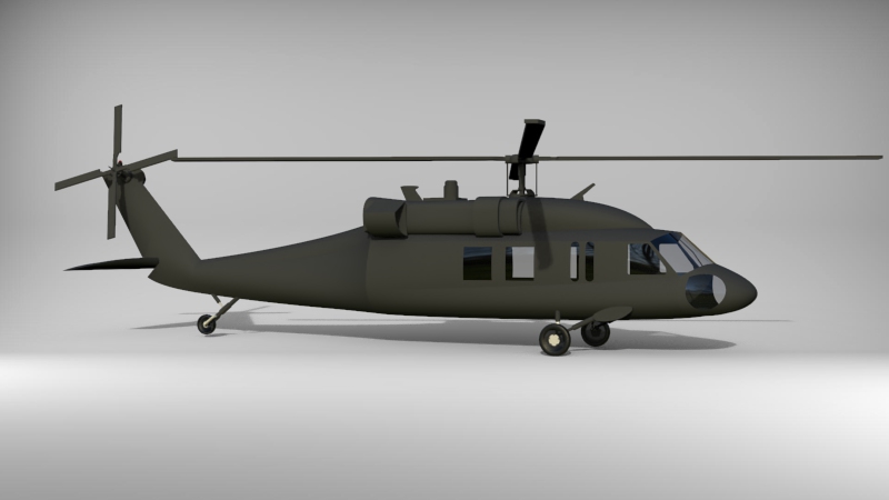 Sikorsky Blackhawk UH-60直升机