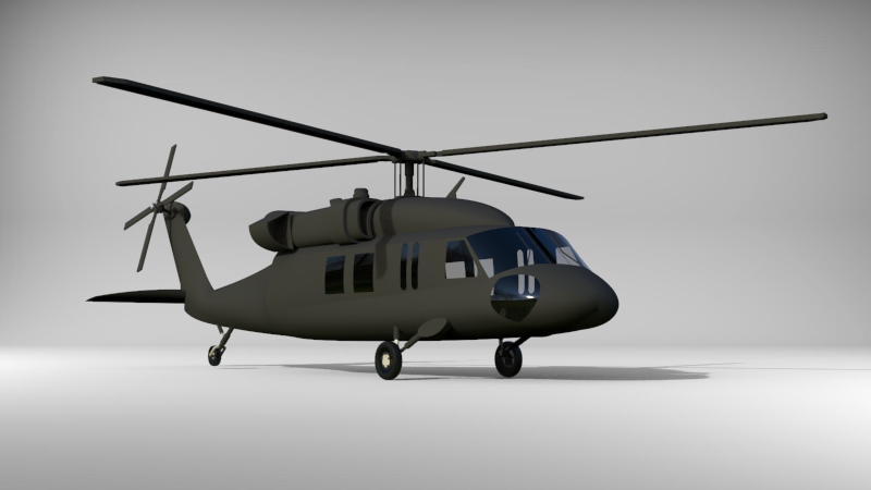 Sikorsky Blackhawk UH-60直升机