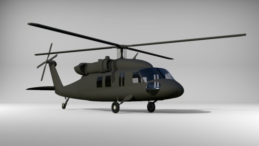 Sikorsky Blackhawk UH-60直升机缩略图