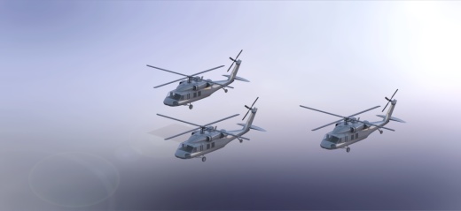 Sikorsky Blackhawk UH-60直升机缩略图