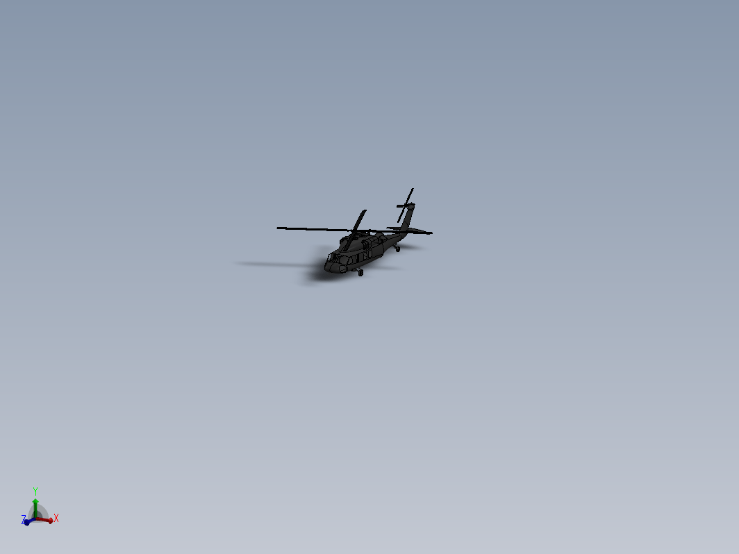 Sikorsky Blackhawk UH-60直升机