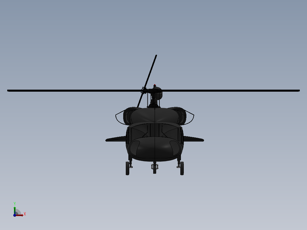 Sikorsky Blackhawk UH-60直升机