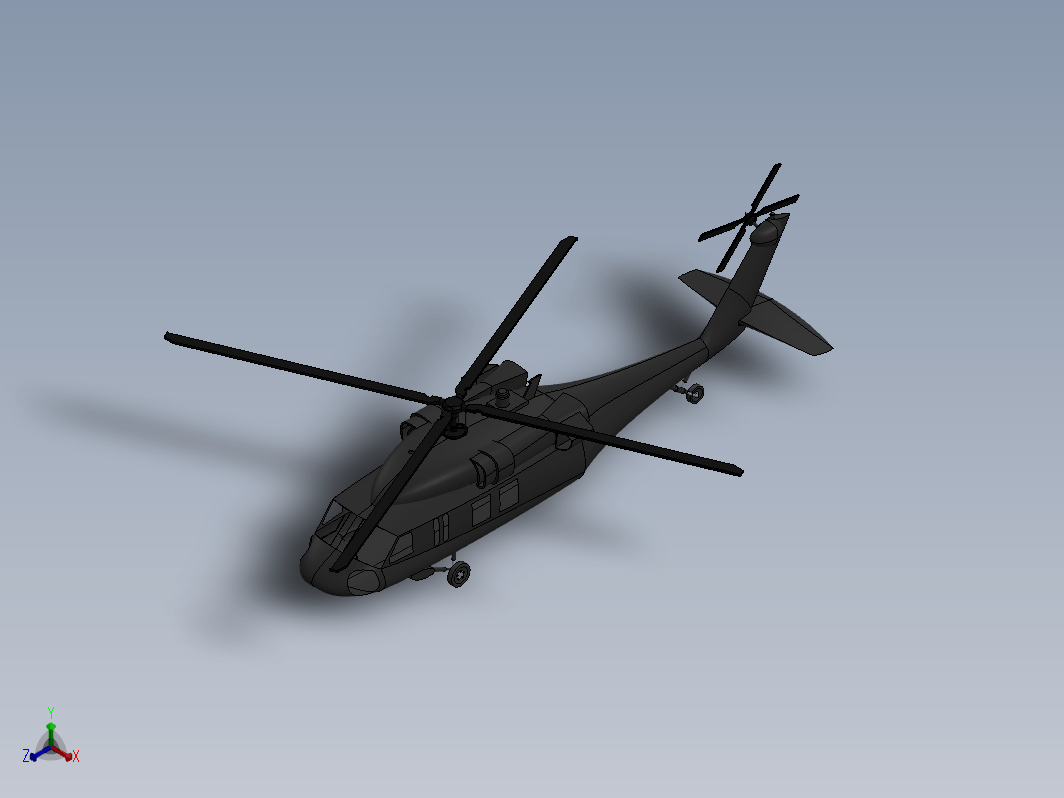 Sikorsky Blackhawk UH-60直升机