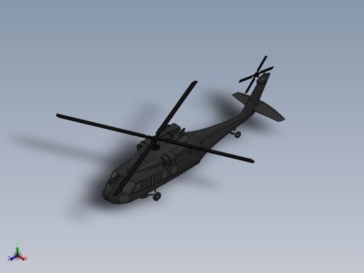 Sikorsky Blackhawk UH-60直升机缩略图