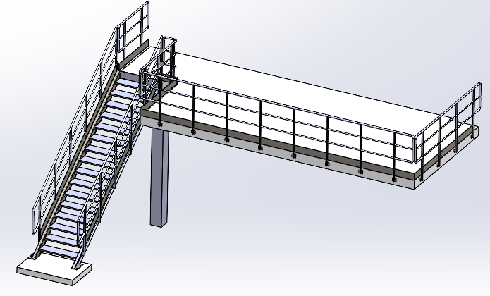 钢结构楼梯平台