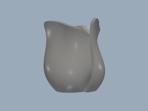 一只带叶的玫瑰花模型3D缩略图