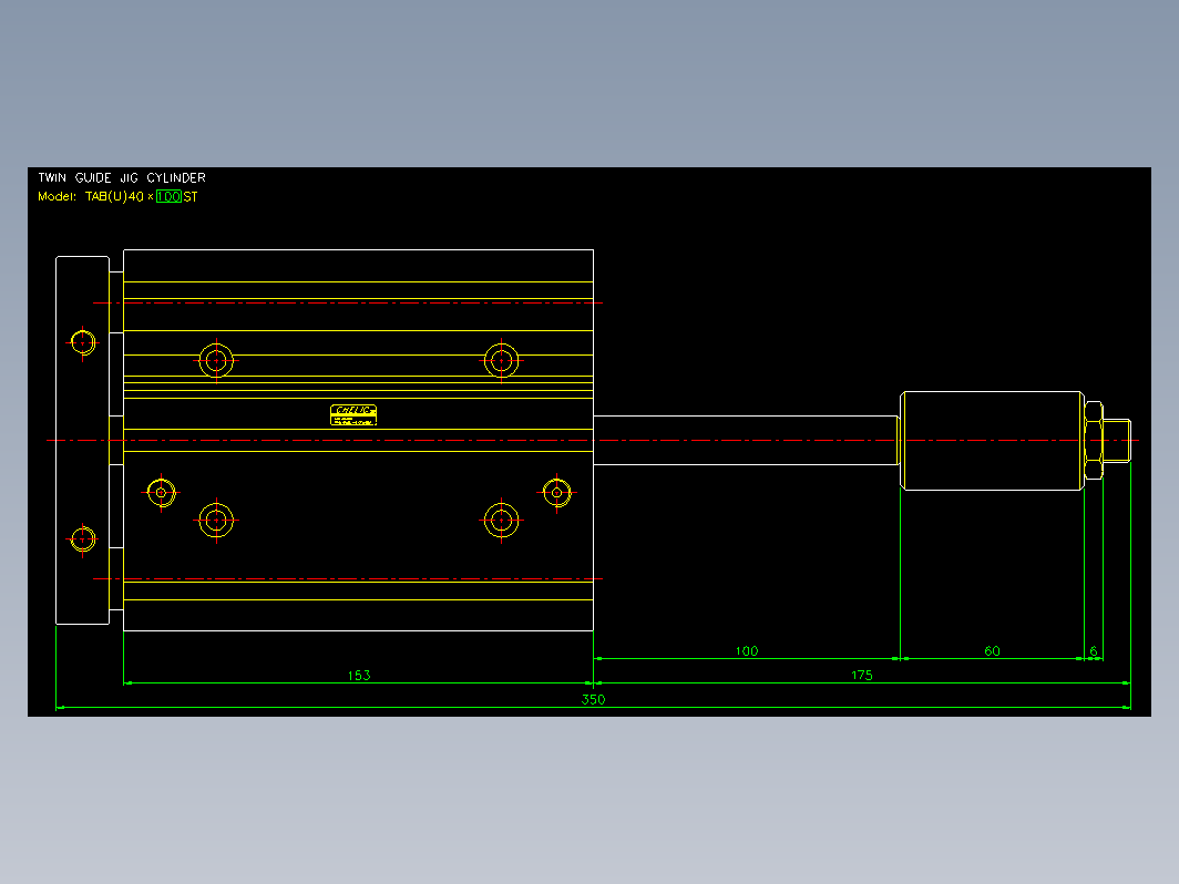 气缸 40x100