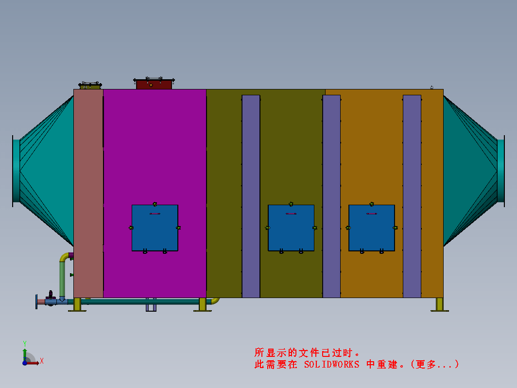 2000H风量等离子设备3D+BOM+工程图