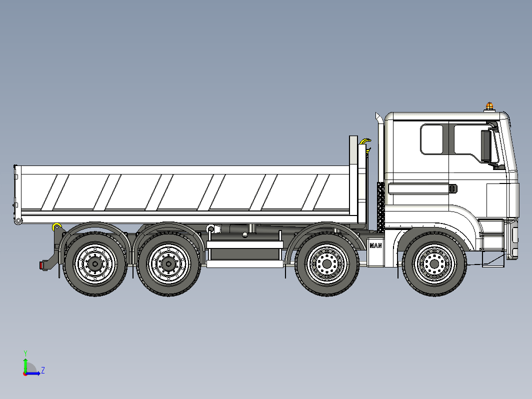 翻斗客车 Ampliroll MAN