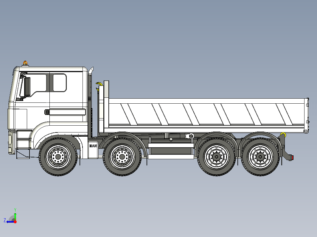 翻斗客车 Ampliroll MAN