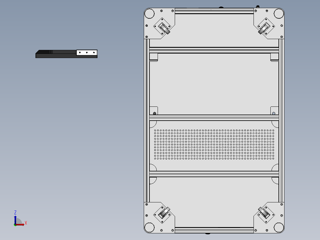 铝型材机架钣金造型-35