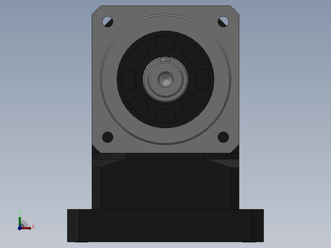 ZPLX90转120(孔输出)[ZPLX90-4-S2-P2-22]精密行星减速机