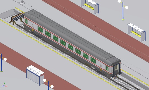 talian coach长途机车火车