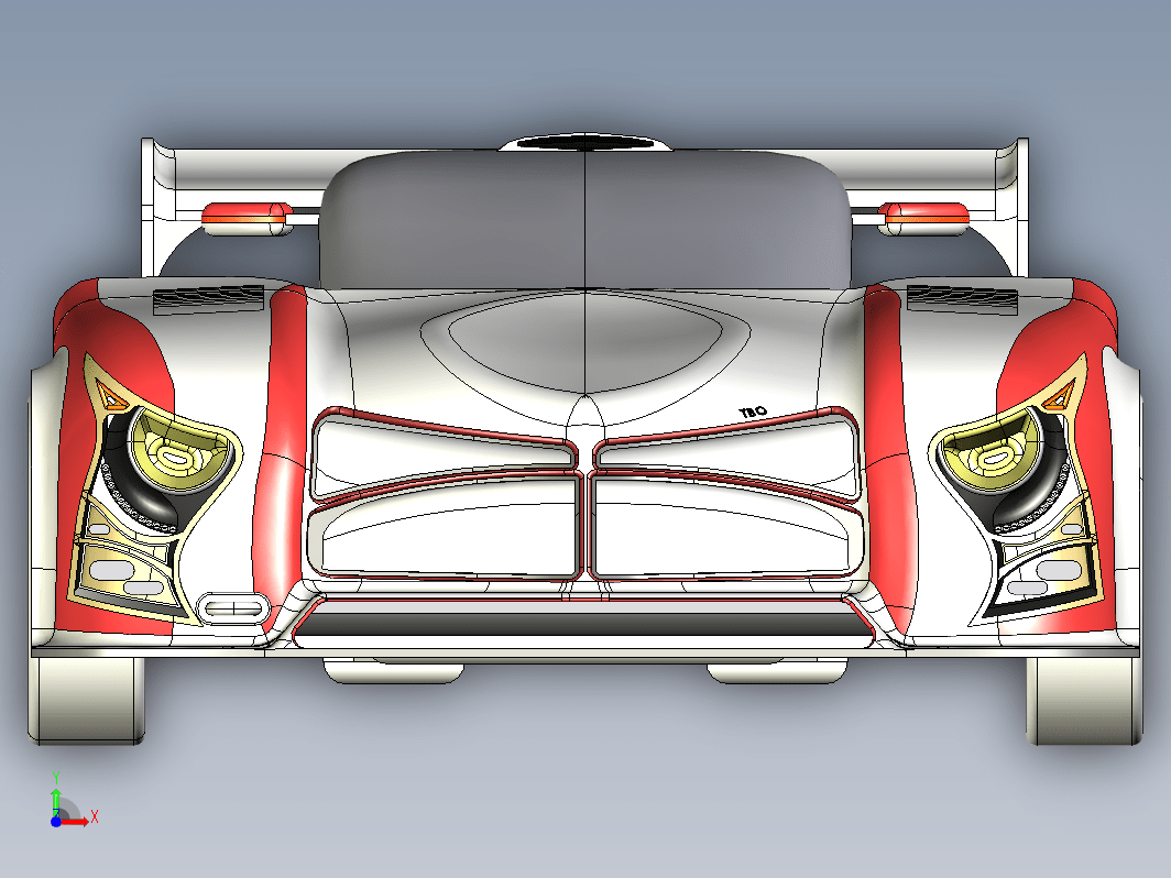 TBO Shark Carbone R18赛车跑车