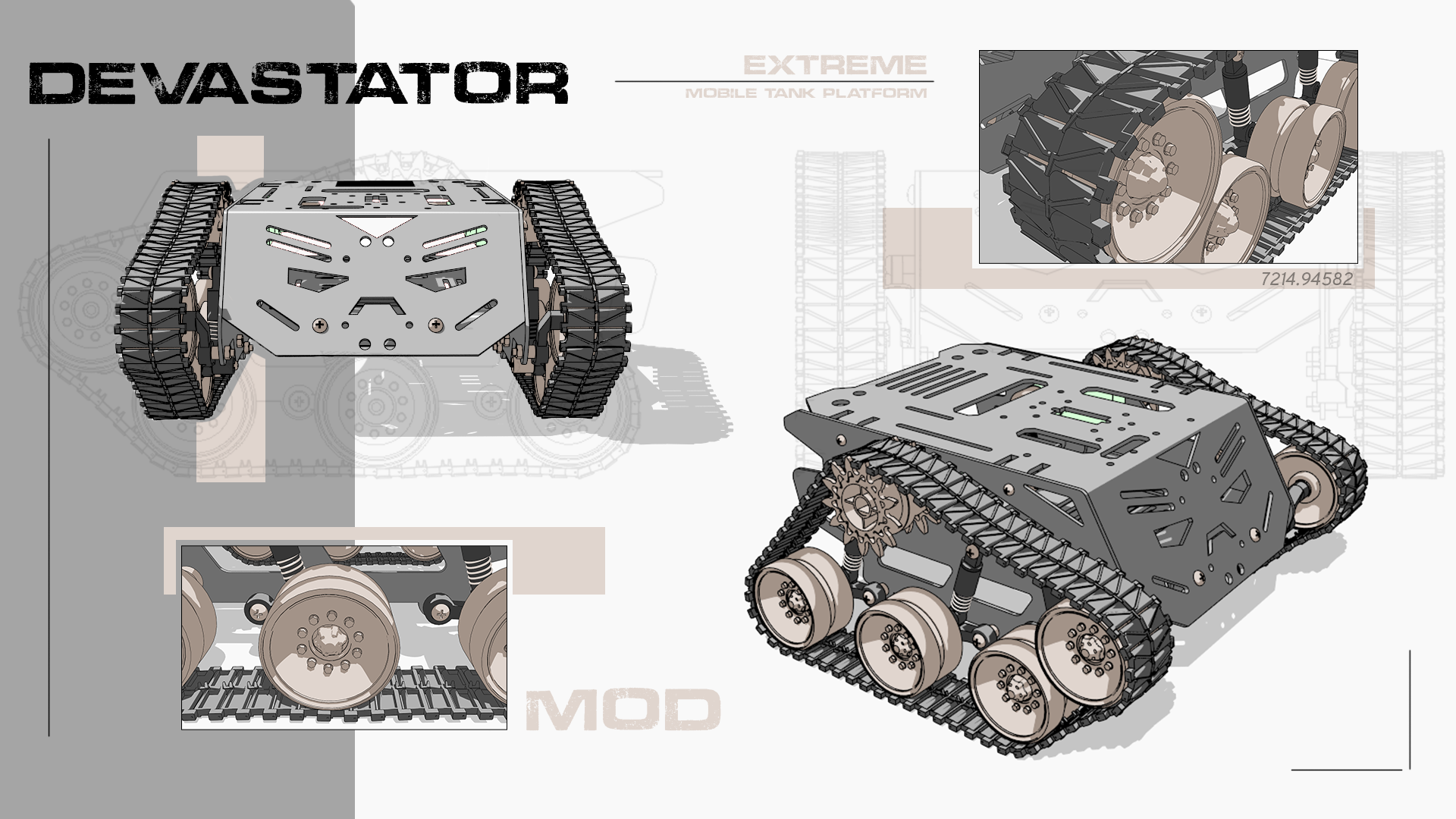 Devastator履带车底盘