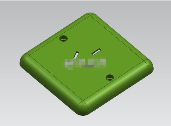 插座上壳注塑模具设计图纸